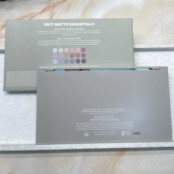 Morphe ~ ‘18CT MATTE ESSENTIALS’ Artistry Eyeshadow Palette ~ Full Size ~ NIB - Picture 13 of 16